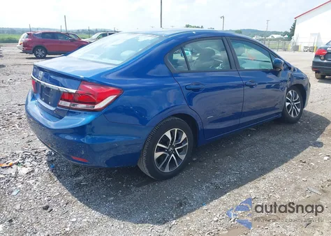 2014 Honda Civic Ex from USA, damaged, VIN 19XFB2F87EE254252